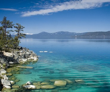 View of Sand Harbor, Lake Tahoe